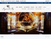 Tablet Screenshot of magicamenteshop.com